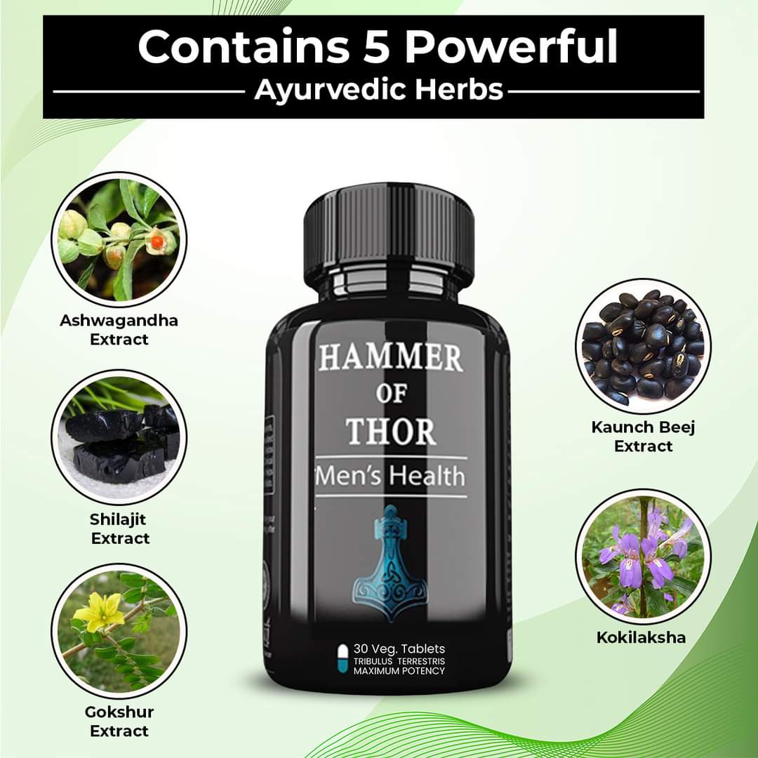 Hammer of Thor – Ayurvedic Energy Booster for Strength & Vitality