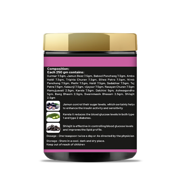 Devridhi Karela Jamun & Neem Powder 250g | Ayurvedic Herbal Blend for Sugar Management, Digestion & Detox | 100% Pure & Natural | No Additives or Preservatives